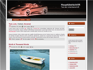 Racing Red WordPress Theme