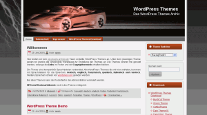 Racing-red WordPress Theme Racing Red WordPress Theme