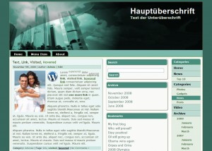 GreenishBlue WordPress Theme