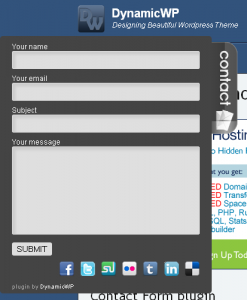 DynamicWP Contact Form Plugin