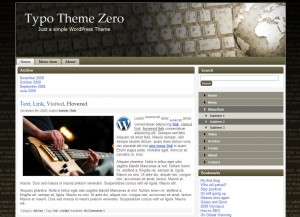 Typo Theme Zero