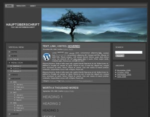 DarkGray WordPress Theme