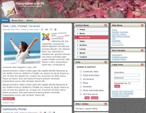 Autumn Theme für Joomla bis V1.6