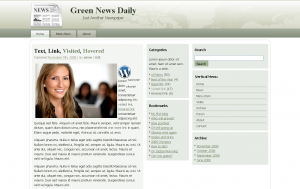 Green News Daily Premium Theme
