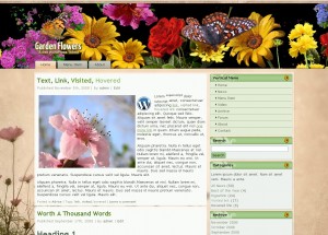 GardenFlowers WordPress Theme