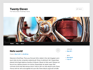 Twenty Eleven WordPress 3.2 Theme