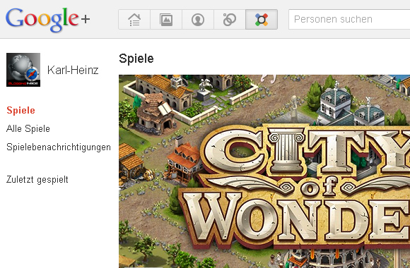 Google Plus Game City of Wonder