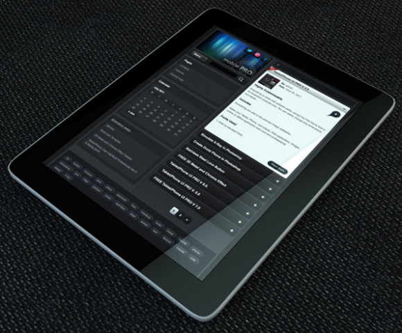 Mobile Pro - Mobiles WordPress Theme auf Apples iPad