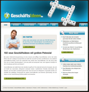 Geschaeftsideen Website