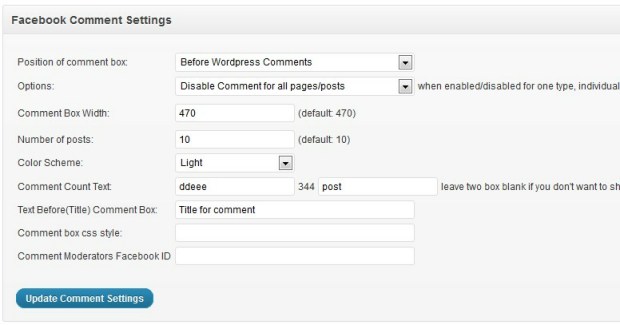  Total Facebook Plugin für WordPress 