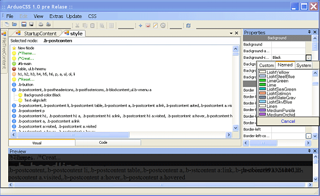 Arduo CSS Editor