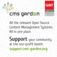 CMS Garden auf der CeBIT