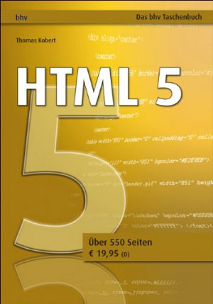 Buch: HTML 5 von Thomas Kobert