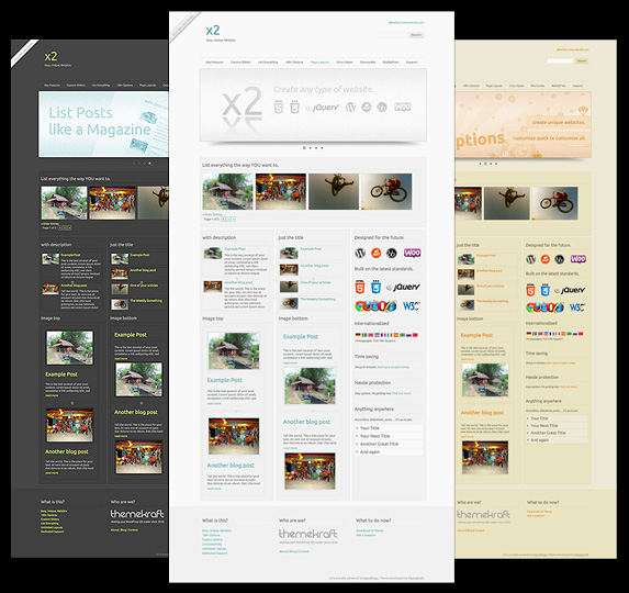 X2 WordPress Theme