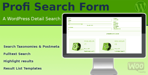 Profi Search Form für WordPress
