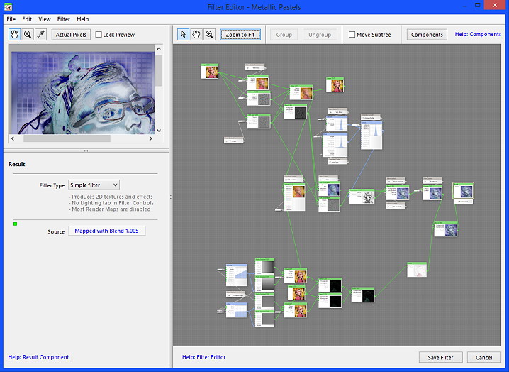 Filter Forge Filter Editor