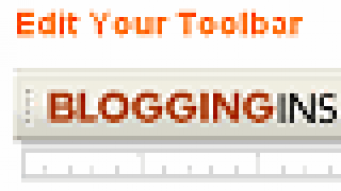 Blogging Inside Community Toolbar