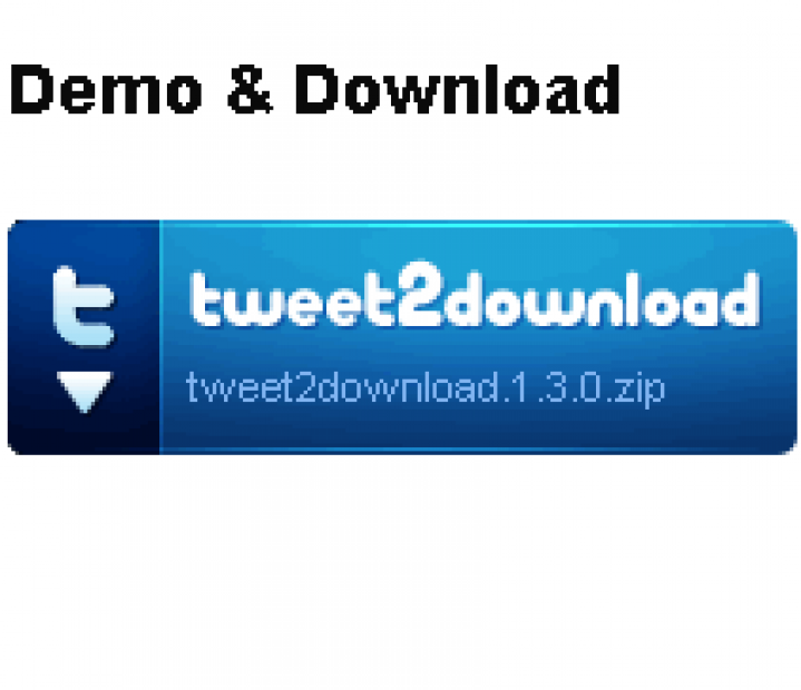 Tweet2Download WordPress Plugin