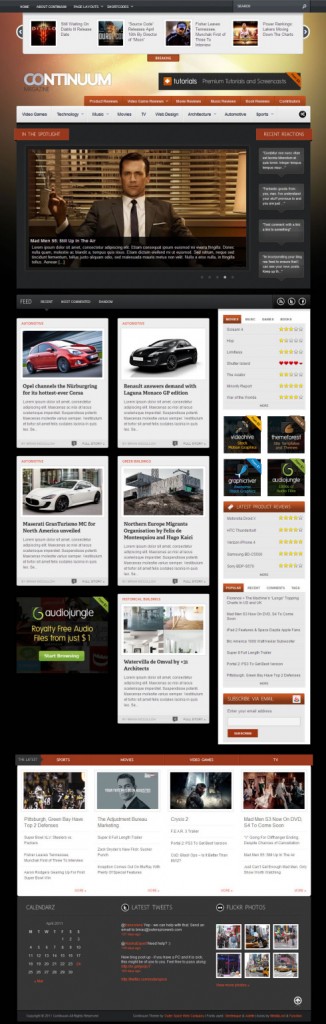 Continuum - Magazine WordPress Theme