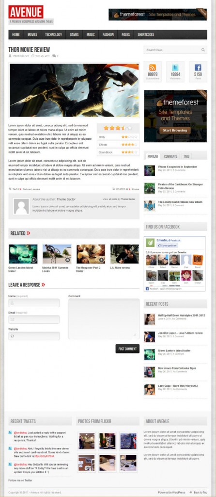 Avenue WordPress Theme