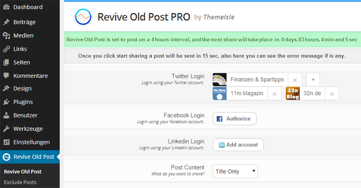 ReviveOldPost